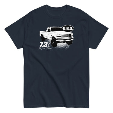OBS Super Duty Single Cab 7.3 Power T-Shirt in navy